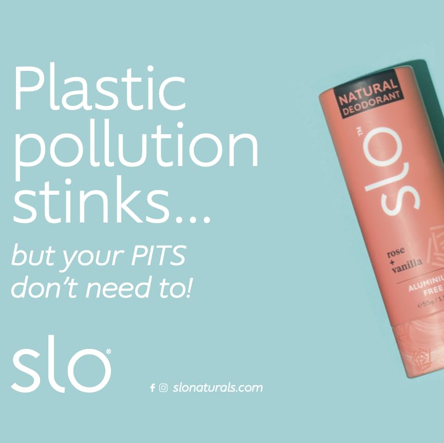 Slo Natural Deodorant - All Natural Ingredients - Aluminum Free Deodorant for Women - Vegan, Paraben and Cruelty Free - Paper Packaging - Pineapple + Beauty and Personal Care Slo