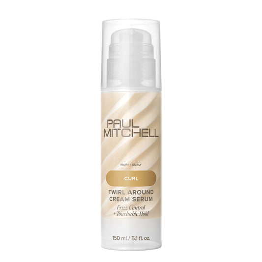 Paul Mitchell Twirl Around Cream Serum, Frizz Control, Touchable Hold, For Curly + Wavy Hair, 5.1 fl. oz Beauty & Personal Care Paul Mitchell