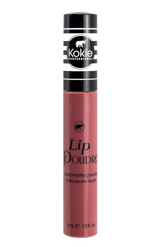 Kokie Cosmetics Lip Poudre Liquid Lip Powder, Infamous, 0.13 Fluid Ounce Beauty & Personal Care Kokie