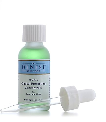 Dr. Denese Mitostim Clinical Perfecting Concentrate For Pores & Lines with Fruit Acids, Peptides, Brown Algae, Chamomile & Hops - Skin Repair Beauty & Personal Care Dr. Denese