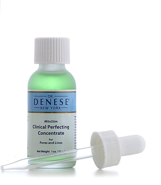 Dr. Denese Mitostim Clinical Perfecting Concentrate For Pores & Lines with Fruit Acids, Peptides, Brown Algae, Chamomile & Hops - Skin Repair Beauty & Personal Care Dr. Denese