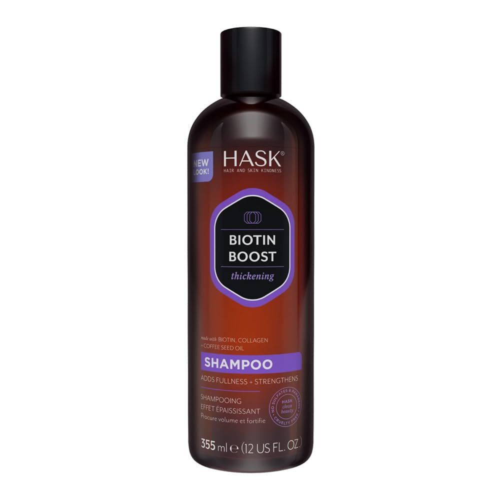 HASK Biotin Boost Thickening Shampoo, 12 Fl Oz
