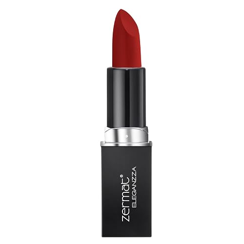 Zermat Eleganzza, Semi Matte Lipstick, 0.28 Oz. (Rojo Tulipán) Beauty & Personal Care Zermat