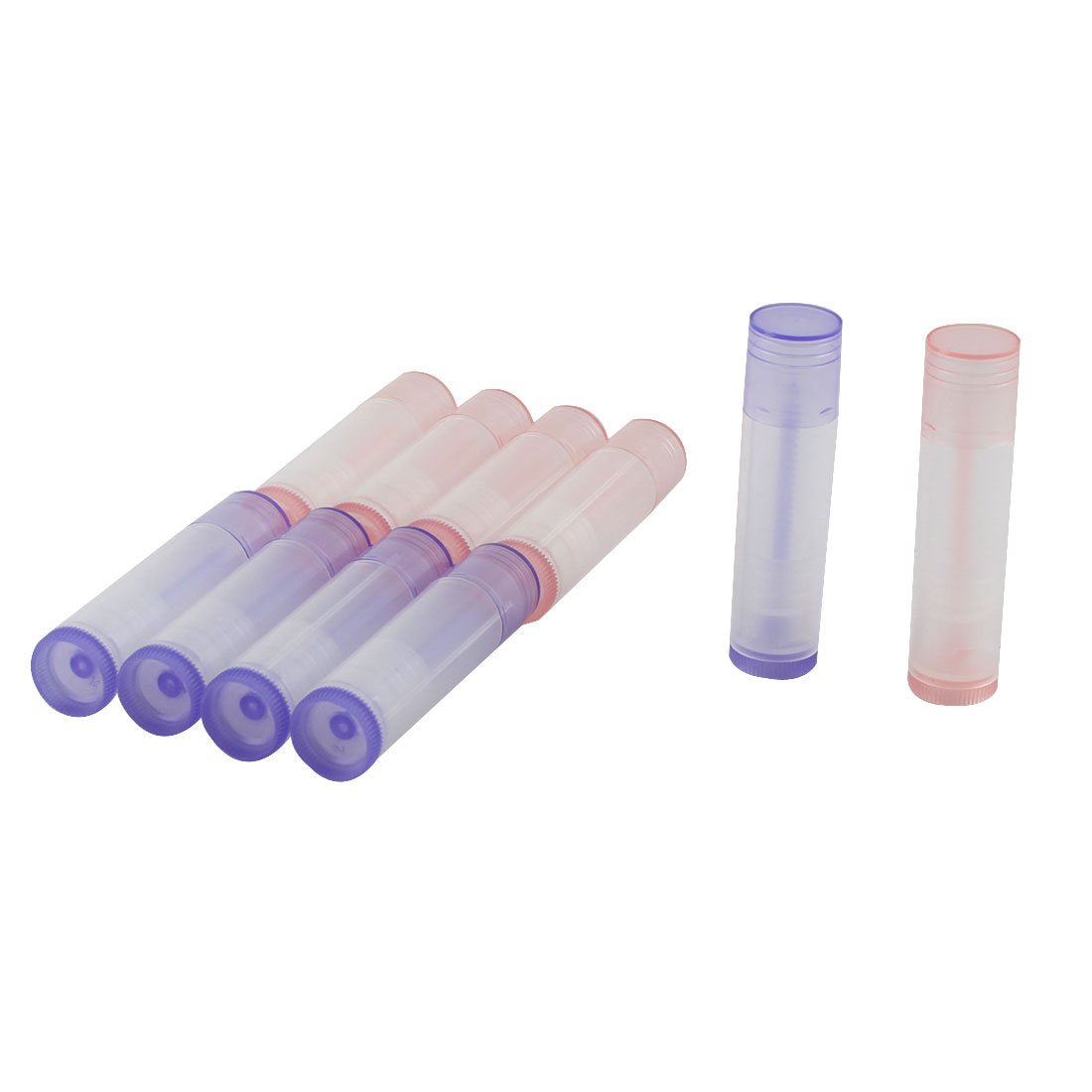Ruilogod Plastic Empty DIY Cap Lipstick Chapstick Bulk Container Holder Lip Balm Tube 10pcs Pink Purple (id: d1f 765 d7b 73c ee7 Beauty and Personal Care Ruilogod