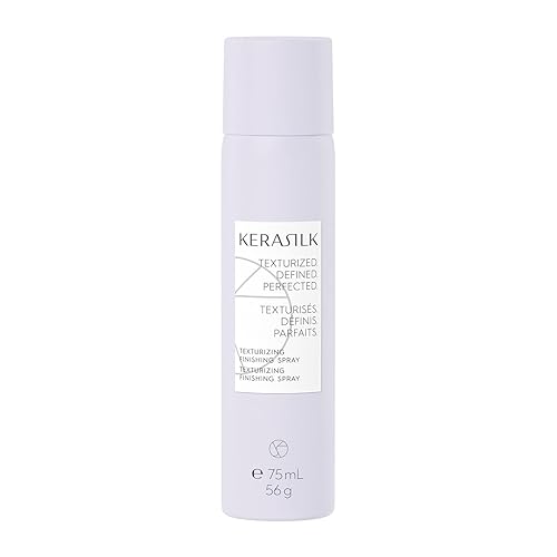 KERASILK Texturizing Finishing Spray | Flexible Hold | Creates Natural Texture, Volume & Body | Anti Humidity Effect | With Heat Protection | 75ml Beauty & Personal Care Kerasilk