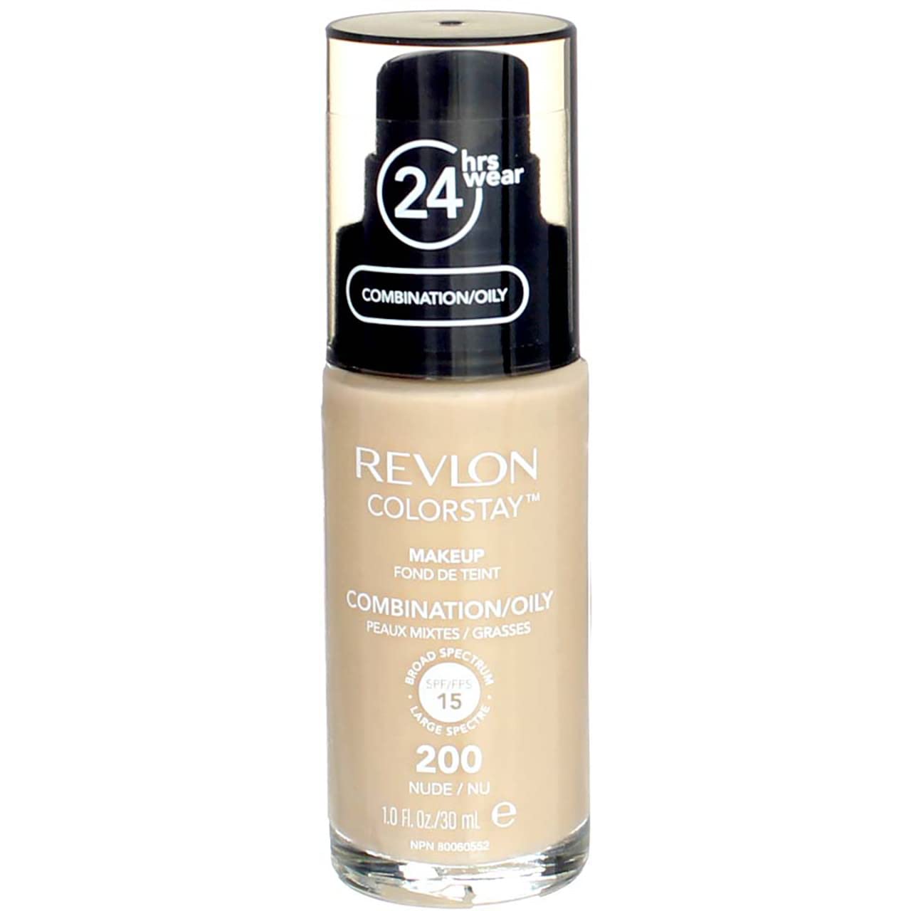 Revlon Colorstay for Combo/Oily Skin Makeup, Nude [200] 1 oz (Pack of 2) Beauty & Personal Care REVLON
