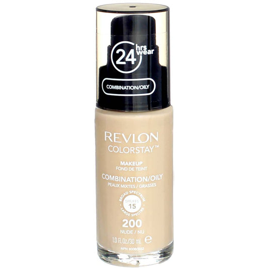 Revlon Colorstay for Combo/Oily Skin Makeup, Nude [200] 1 oz (Pack of 2) Beauty & Personal Care REVLON