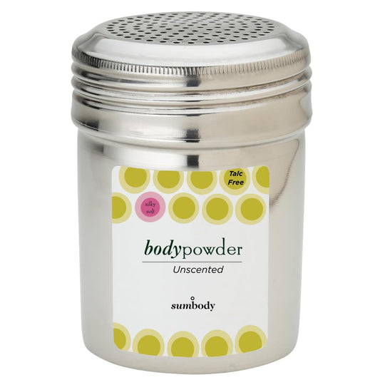 Sumbody Pure Arrowroot Natural Organic Unscented Body Powder - (4oz) Talc Free Cornstarch Free for Men, Women, Teens, Baby Powder Sweat Absorbing Beauty and Personal Care Sumbody
