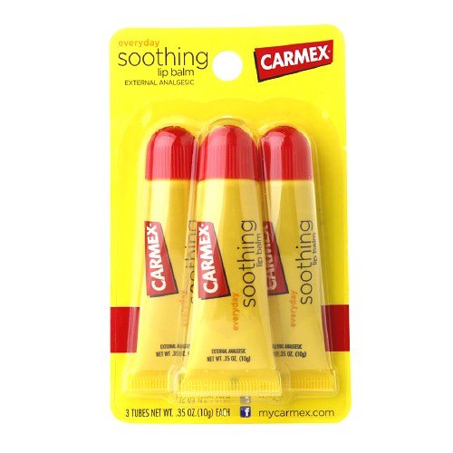 Carmex Original Flavored Lip Balm, Value Pack 3 ea (Pack of 2) Beauty and Personal Care Carmex