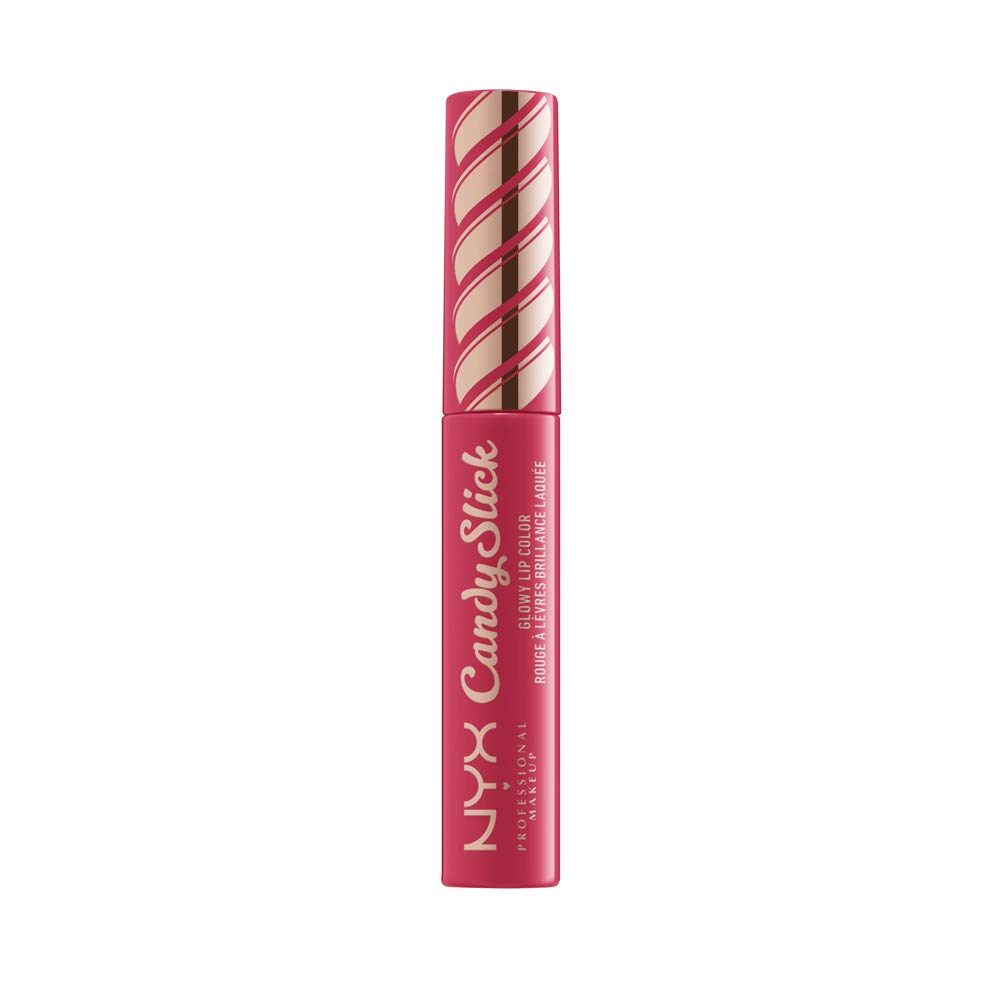NYX PROFESSIONAL MAKEUP Candy Slick Glowy Lip Color Gloss - Watermelon Taffy (Coral Pink) Beauty & Personal Care NYX PROFESSIONAL MAKEUP