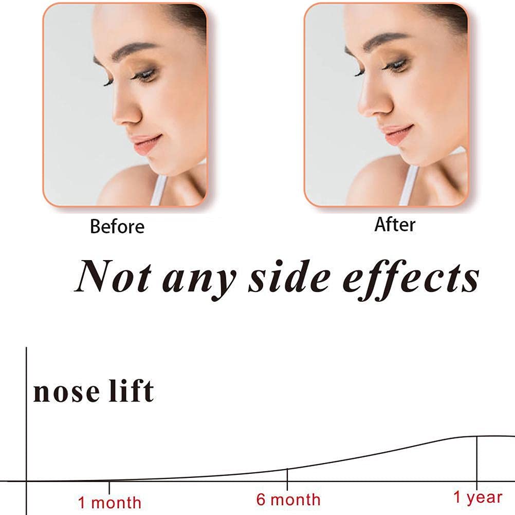 Nose Shaper Lifter Clip, Silicone Nose Shaper Clip Nose Corrector Device Up Lifting Soft Safety Pain Silicone Nose Corrector, Bridge Straightener Beauty and Personal Care Mrisata
