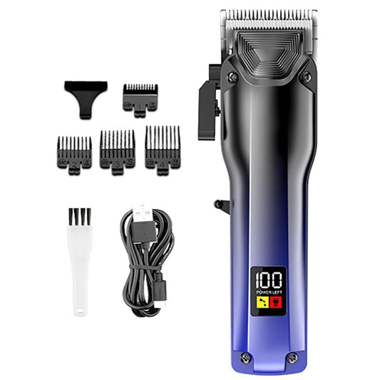 QDKVTNDJZ Hair Clippers for Men, Electric Professional Cordless Trimmer USB Rechargeable with LCD Display Beauty and Personal Care QDKVTNDJZ