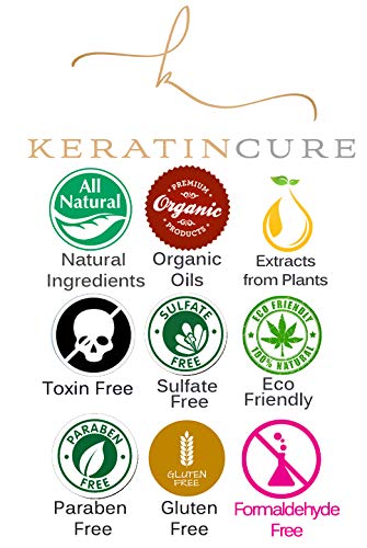 Keratin Cure Gold & Honey 2 Piece Hair Care Sulfate Free Shampoo, Conditioner for Repair Moisturize with Protein & Organic Extracts for keratin Beauty & Personal Care Keratin Cure