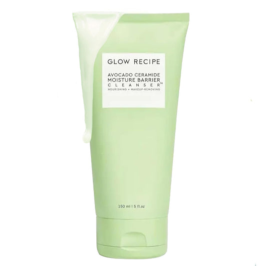 Glow Recipe Avocado Ceramide Facial Cleanser, Korean Double Cleanse Second Step, Hydrating Gel-to-Foam Face Wash for Dry Skin, Barrier Support Beauty & Personal Care Glow Recipe