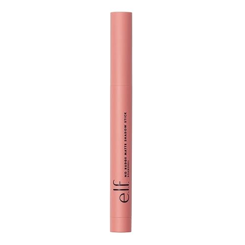 e.l.f. No Budge Matte Shadow Stick, One-Swipe Cream Eyeshadow Stick, Long-Wear & Crease Resistant, Matte Finish, Vegan , Bombshell Beauty & Personal Care e.l.f.