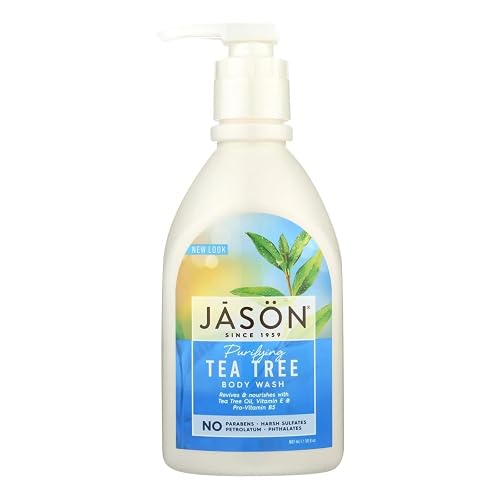 Jason Natural Products Tea Tree Satin Shower Body Wash, 30 Ounce - 3 per case. Beauty & Personal Care JASON