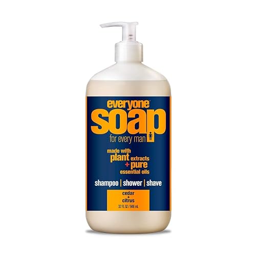 Everyone 3-in-1 Soap, Body Wash, Bubble Bath, Shampoo, 32 Ounce (Pack of 1), Cedar and Citrus, made with Essential Oils for Men and Women Beauty & Personal Care everyone for every body