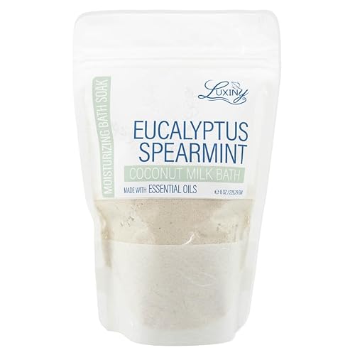 Luxiny Vegan Milk Bath Soak Made with Moisturizing Coconut Milk Powder, Essential Oil, & Sweet Almond Oil for a Bath Bomb Dust Soothing Fizz… Beauty & Personal Care Luxiny