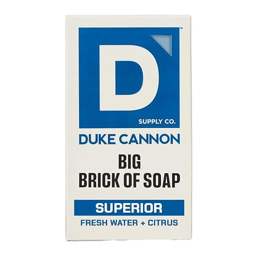 Duke Cannon Supply Co. Extra Large Bar Soap Bundle - Men's Bar Soap with Masculine Scents - Frsh Water + Citrus - All Skin Types - Big Brick of Soap Beauty & Personal Care Duke Cannon Supply Co.