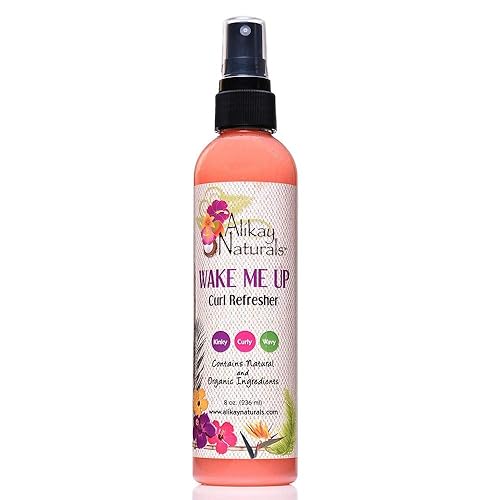 Alikay Naturals Wake Me Up Curl Refresher Natural Wheat Germ Oil, Pomegranate, Sweet Almond Oil 8 Ounce Beauty & Personal Care Alikay Naturals