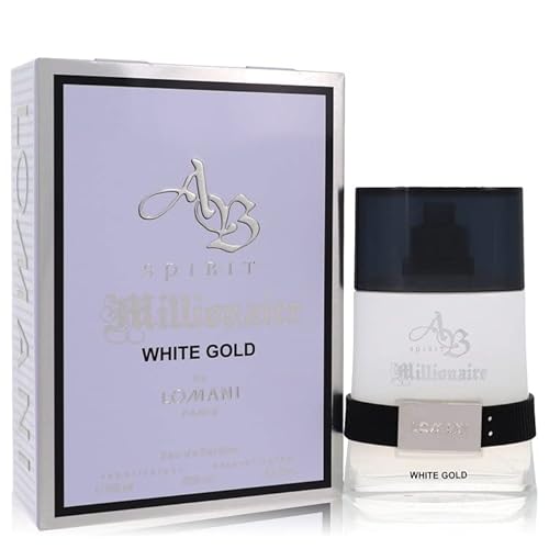 Lomani Spirit Millionaire White Gold Men EDP Spray 3.3 oz Beauty & Personal Care StarSun Depot