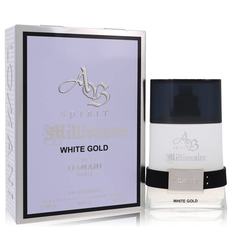 Lomani Spirit Millionaire White Gold Men EDP Spray 3.3 oz Beauty & Personal Care StarSun Depot