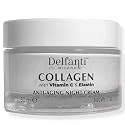 Delfanti-Milano • COLLAGEN with VITAMIN C & ELASTIN • Rejuvenating & Nourishing • Anti-Aging Night Cream • Face and Neck Moisturizer • Made in Italy Beauty & Personal Care Delfanti-Milano