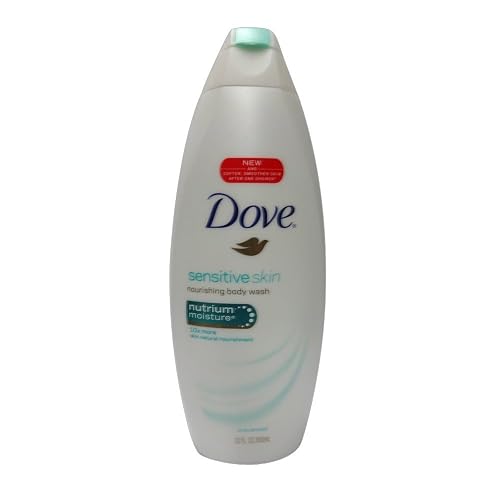 Dove Body Wash 22 Ounce Sensitive Skin Unscented (650ml) (6 Pack) Beauty & Personal Care Dove
