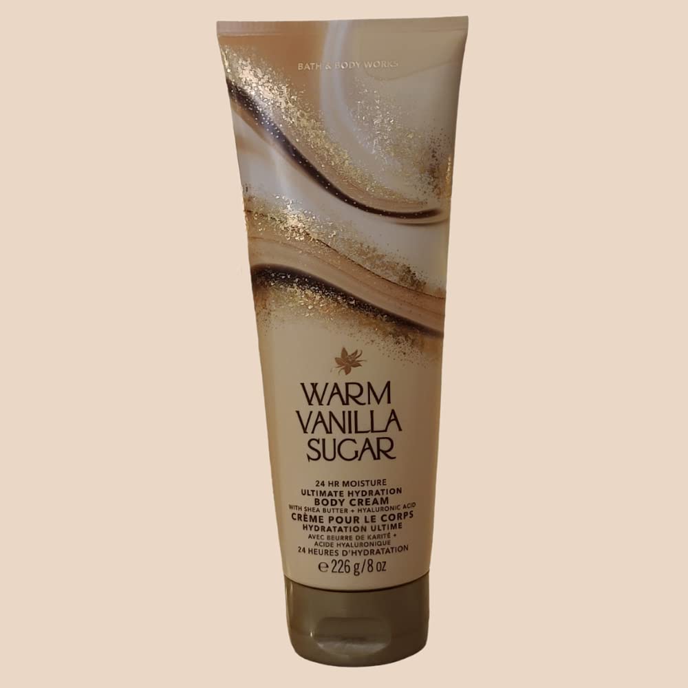 Bath & Body Works Warm Vanilla Sugar Ultra Shea Body Cream 8 Oz (I0095235) Beauty & Personal Care Bath & Body Works