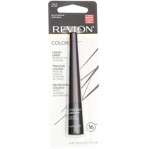 Revlon ColorStay Liquid Liner Eye Makeup, Black-Brown [252], 0.08 oz (Pack of 2) Beauty & Personal Care REVLON