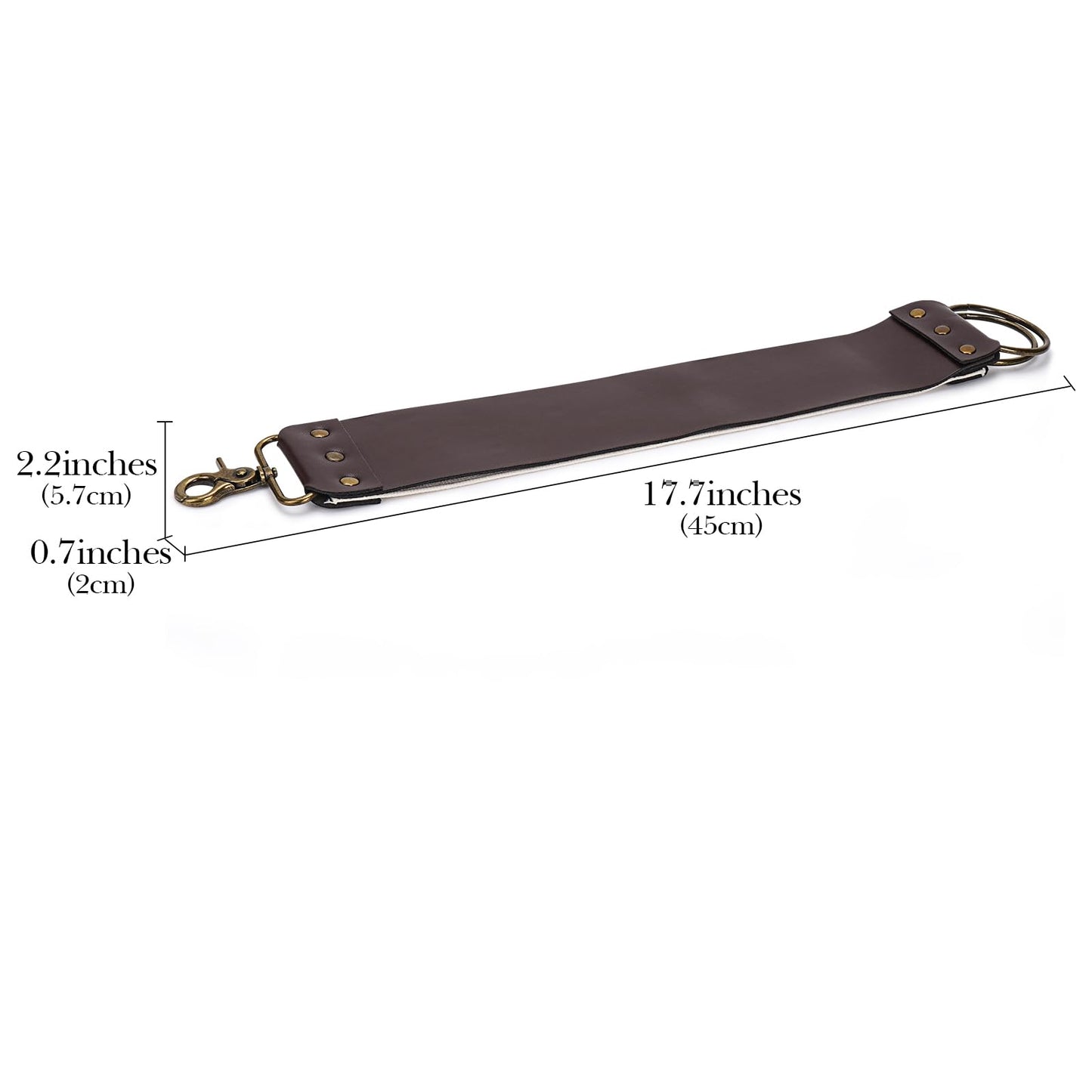 Linkidea Straight Razor Leather Strop for Sharpening, Leather Strop Razor Strops, Hair Removal Folding Razor, Straight Razor Sharpening Belt (Brown) Beauty and Personal Care Linkidea