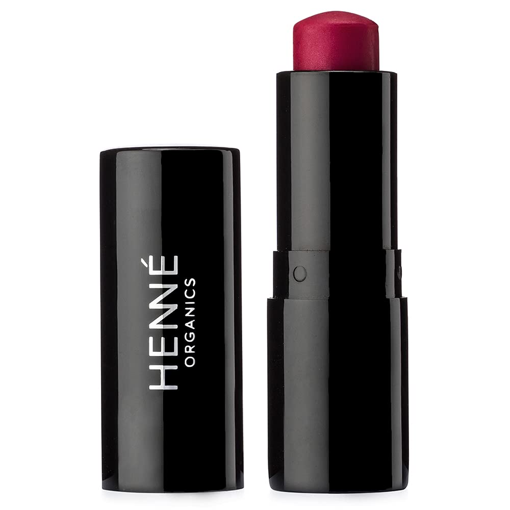 Henné Organics Luxury Lip Tint - Moisturizing, Sheer Natural Color - Blissful (Raspberry) Beauty & Personal Care Henné Organics