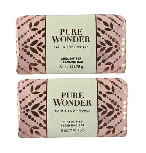 Bath & Body Works Cleansing Bar, Pack of 2, 5oz Each (Pure Wonder) Beauty & Personal Care Bath & Body Works