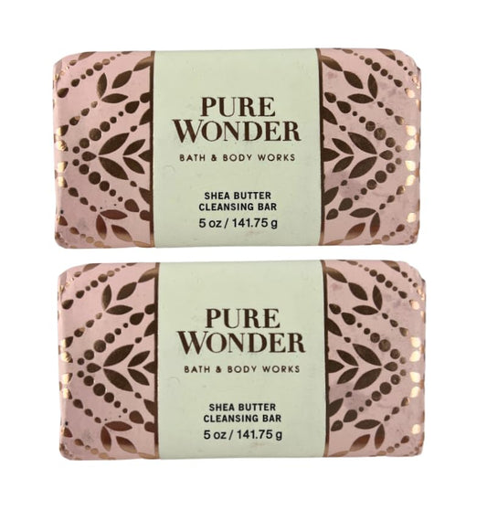 Bath & Body Works Cleansing Bar, Pack of 2, 5oz Each (Pure Wonder) Beauty & Personal Care Bath & Body Works