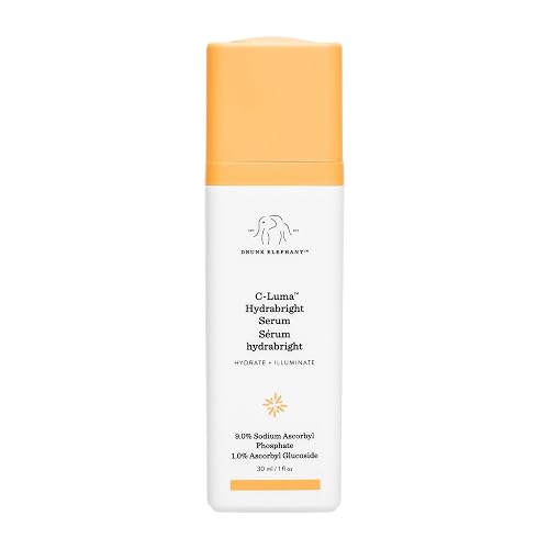 Drunk Elephant C-Luma Hydrabright Serum - 30 ml/1 fl oz - 10% Hydrating Vitamin C - Clean Clinical Skincare - Cruelty-Free - Dermatologist-Tested Beauty & Personal Care Drunk Elephant