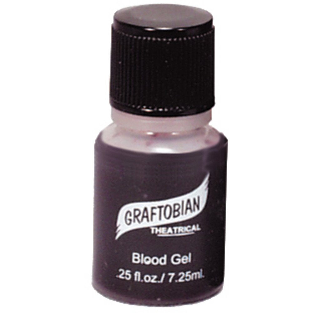 Graftobian Theatrical Blood Gel Deep Vein Red - 0.25 Ounce w/ Brush Beauty & Personal Care Graftobian