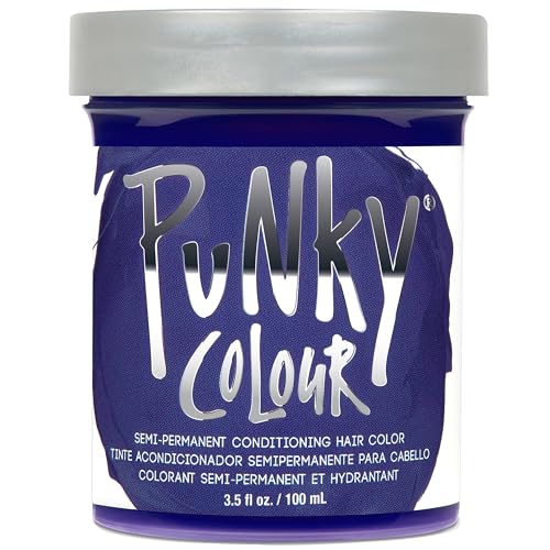 Punky Violet Semi Permanent Hair Color - Vegan, Cruelty-Free Conditioning Hair Dye, Lasts Up to 35 Washes, 3.5 fl oz Beauty & Personal Care Punky
