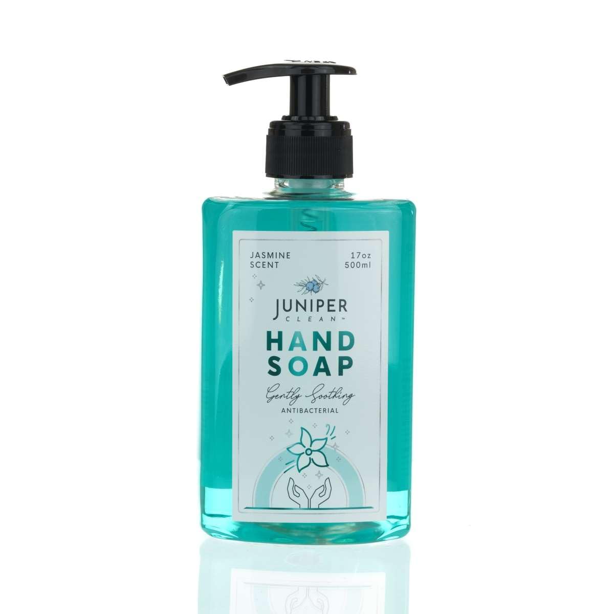 Juniper CLEAN, Antibacterial Hand Soap with Pump, Jasmine Scent, Liquid Hand Soap 17 Fl Oz (Pack of 1) Beauty & Personal Care Juniper CLEAN