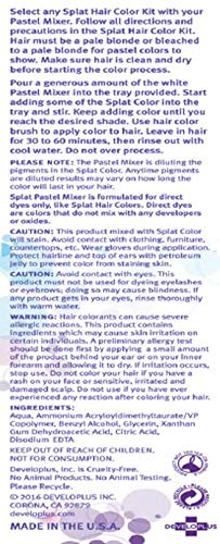 Splat | Pastel Mixer Kit | White Cream Base 6 oz. | Semi-Permanent Hair Dye | Vegan and Cruelty-Free Beauty & Personal Care Splat