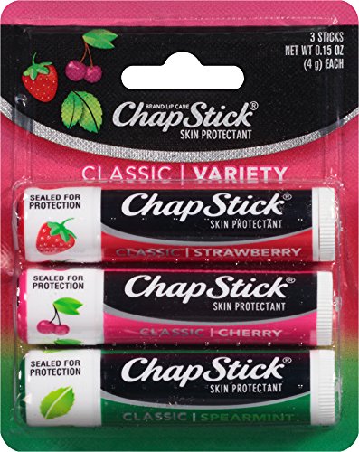 ChapStick Classic Lip Care Skin Protectant 0.15 Ounce, 3 Count (Pack of 1) Beauty & Personal Care ChapStick