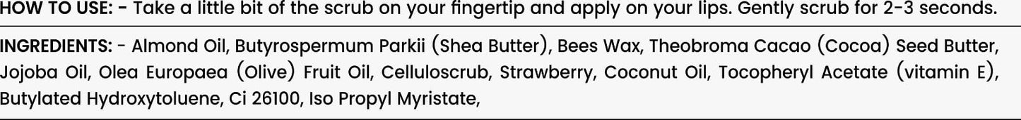 Beauty Brats Lip Scrub strawberry 0.35 fl/oz Beauty and Personal Care BEAUTY BRATS