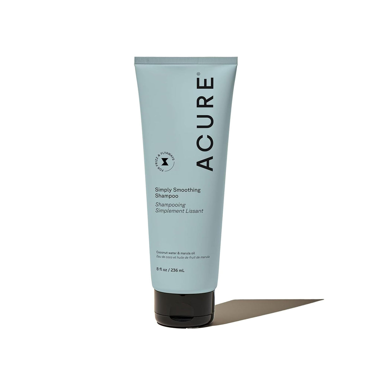 Acure Simply Smoothing Shampoo - Hydrating Anti Frizz Shampoo for Women & Men, Moisturize & Soften Frizzy, Dry, Damaged Hair & Scalp w/ Coconut Water Beauty & Personal Care Acure