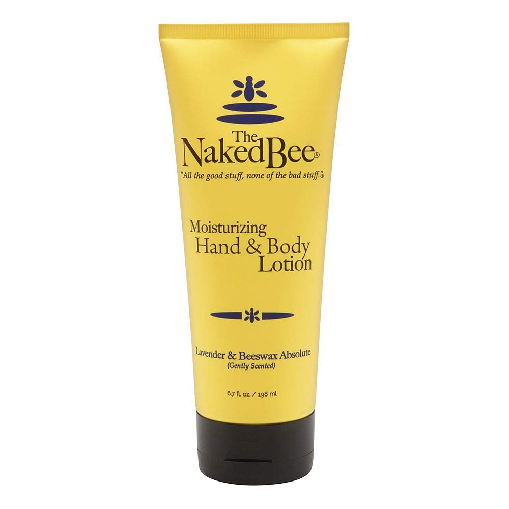 The Naked Bee Nourishing Body Lotion for All Skin Types (6.7 oz) Moisture Replenishing Lotion for Dry Skin with Lavender & Beeswax Beauty & Personal Care The Naked Bee