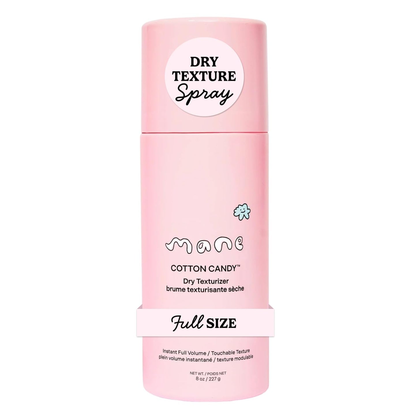 Mane Cotton Candy Dry Texture Spray - Volumizing Spray for Fine Hair - Lightweight Hair Styling Spray with Root Lift & Soft Tousled Texture - Heat Beauty & Personal Care Mane