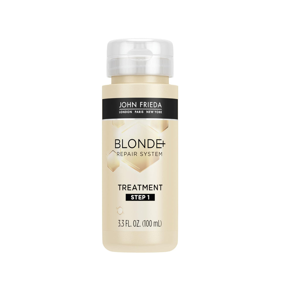 John Frieda Blonde+ Hair Repair System, Pre-Shampoo Treatment with Bond Building Complex, Strengthens and Repairs Damaged Hair, Step 1 of Hair Repair