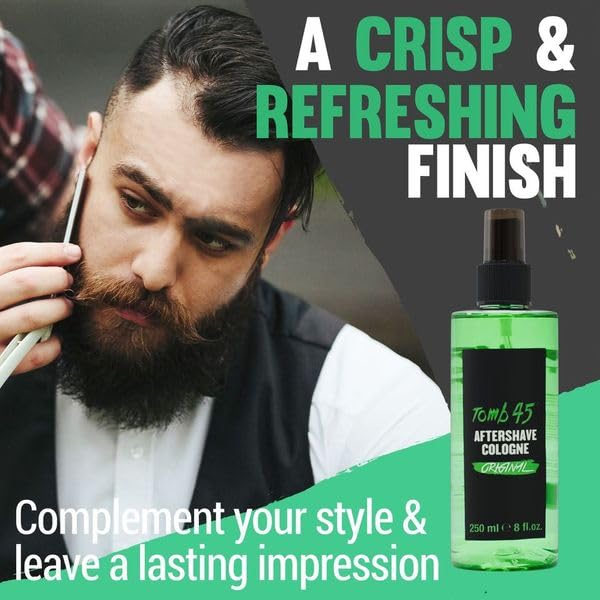Tomb 45 Aftershave for Men - Refreshing After Shave Comfort - Hydrating and Cooling Post Shave Relief (Original) Beauty and Personal Care Tomb 45