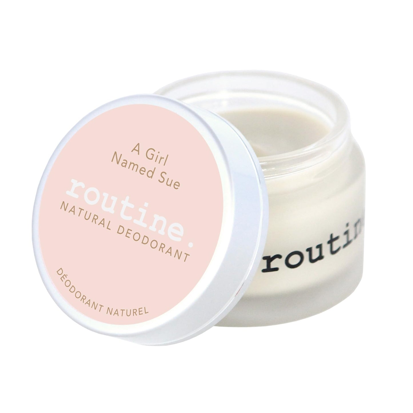 Routine. Natural and Aluminum Free Deodorant (2 Fluid Oz.) for Women and Men - A Girl Named Sue - Raspberry and Sage (Cream Jar Formula) Beauty and Personal Care Routine