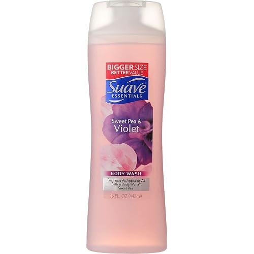 Suave Naturals Body Wash Sweet Pea and Violet 15 oz (Pack of 2) Beauty & Personal Care Suave