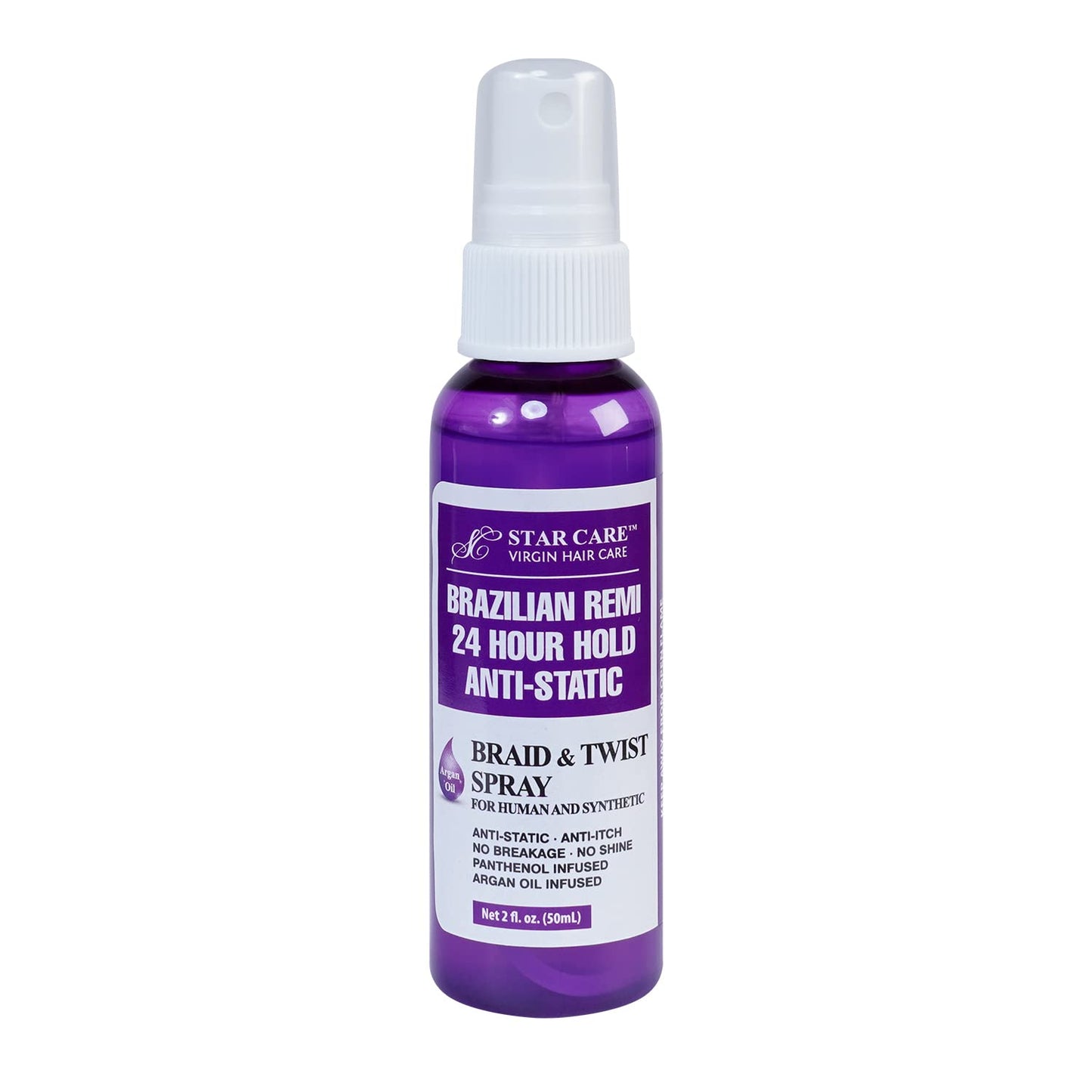 Star Care Brazilian Remi 24 Hour Hold Anti-Static Detangler Spray (Braid & Twist Spray) Beauty & Personal Care STAR CARE