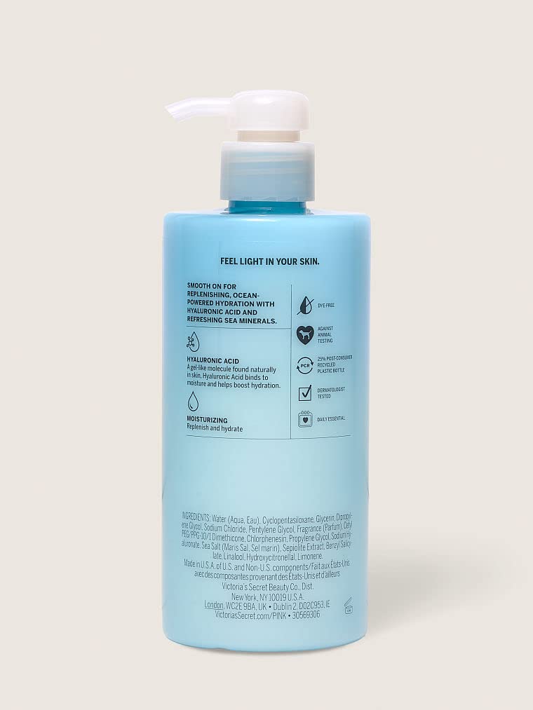 Victoria's Secret Pink Water Replenishing Body Lotion with Hyaluronic Acid Beauty & Personal Care Victoria's Secret